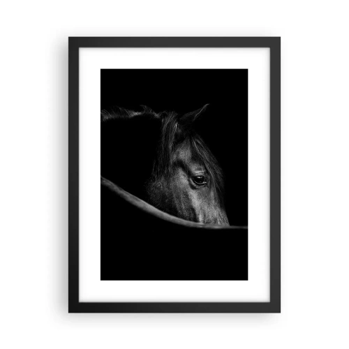 Poster in een zwarte lijst - Zwarte Prins - 30x40 cm