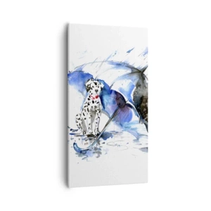 Schilderen op canvas - Daar is een vriend voor - 55x100 cm