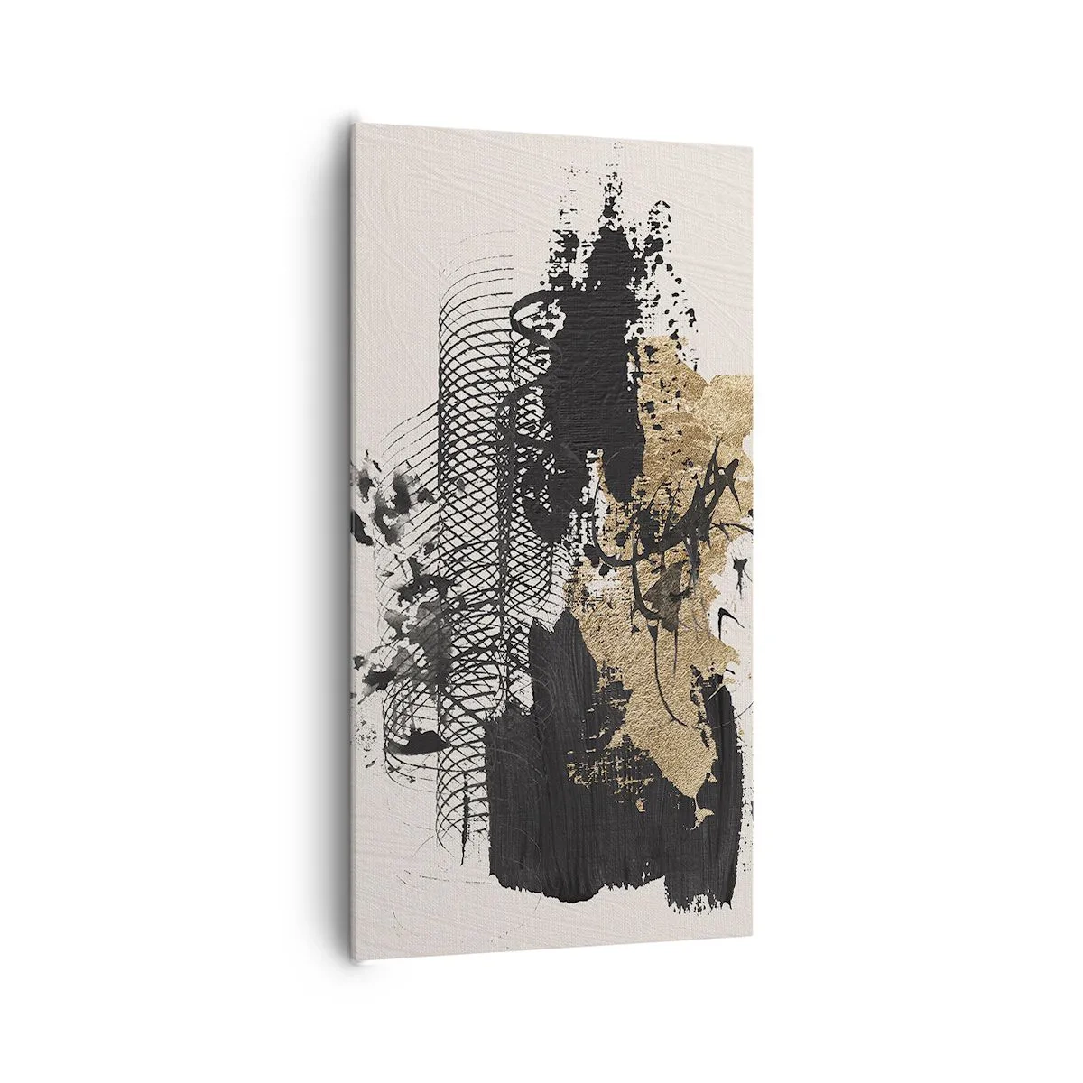 Schilderen op canvas - Compositie met passie - 65x120 cm