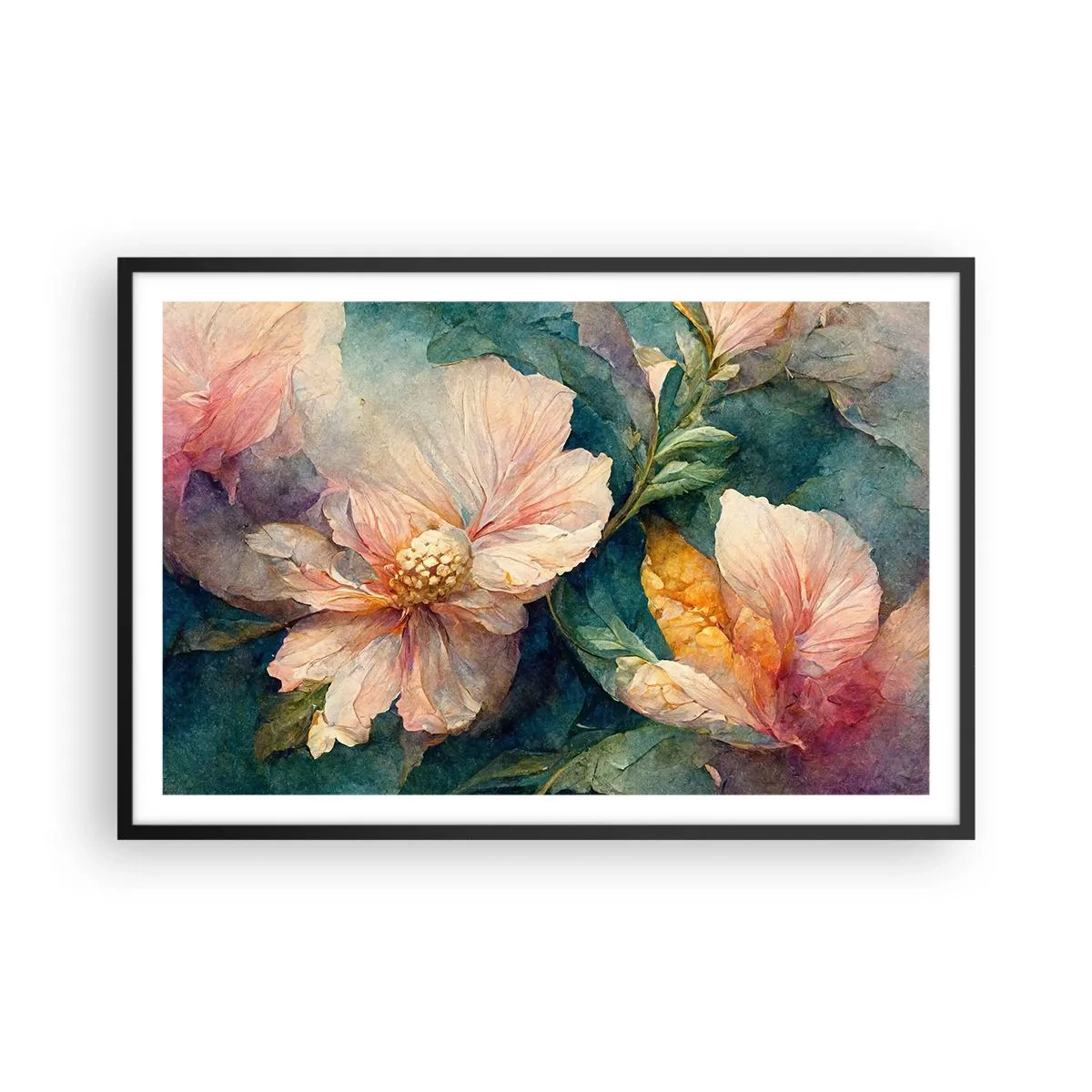 Poster in een zwarte lijst - Gewoon subtiliteit - 91x61 cm