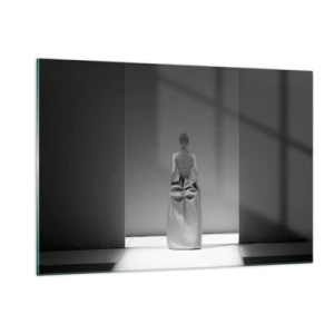 Schilderen op glas - Verfijnde eenvoud - 120x80 cm