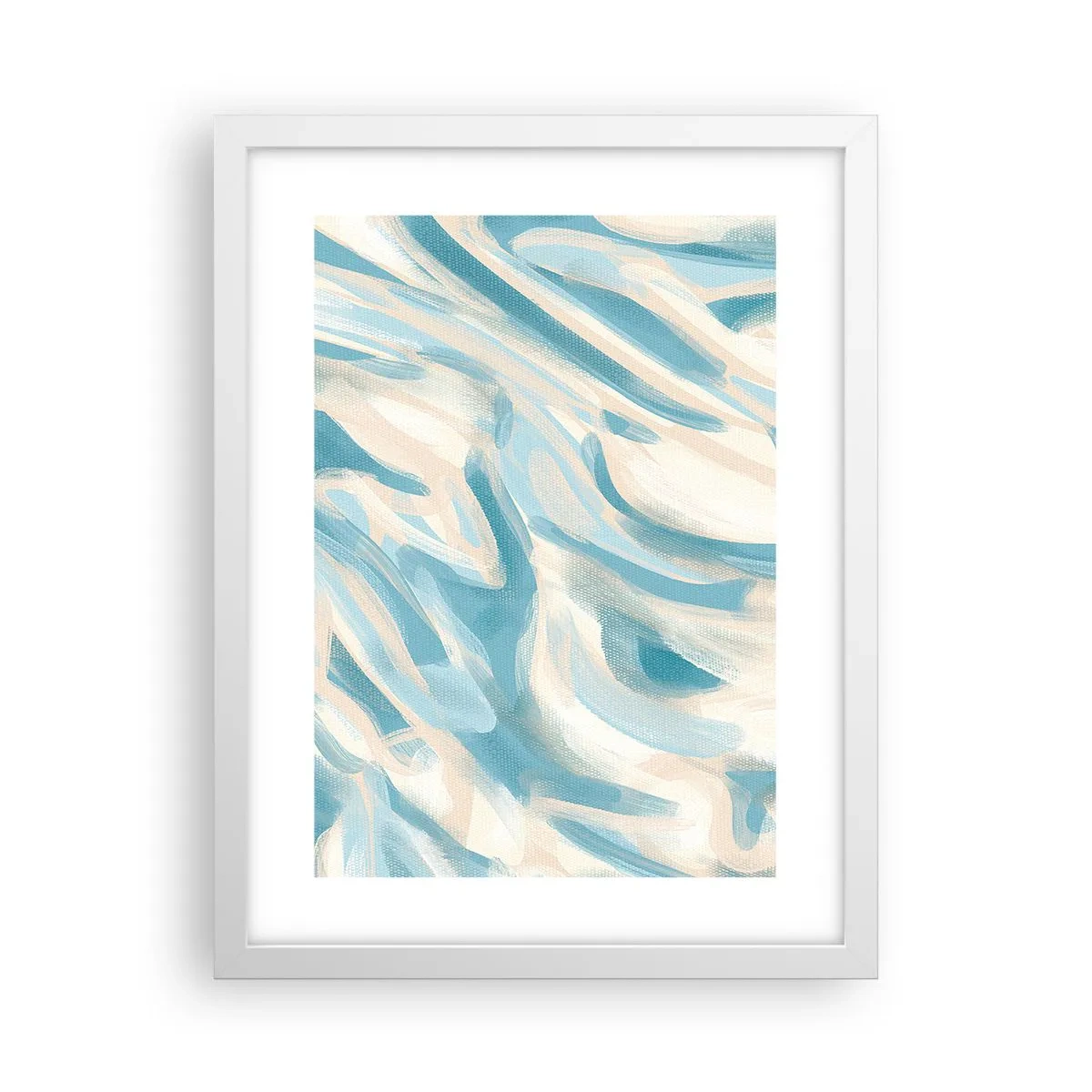 Poster in een witte lijst - Lente briesjes - 30x40 cm