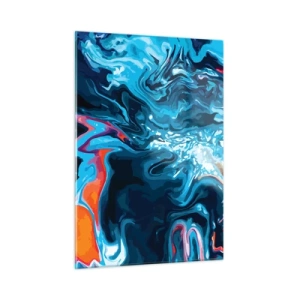 Schilderen op glas - Reis naar het centrum van de hemel - 50x70 cm