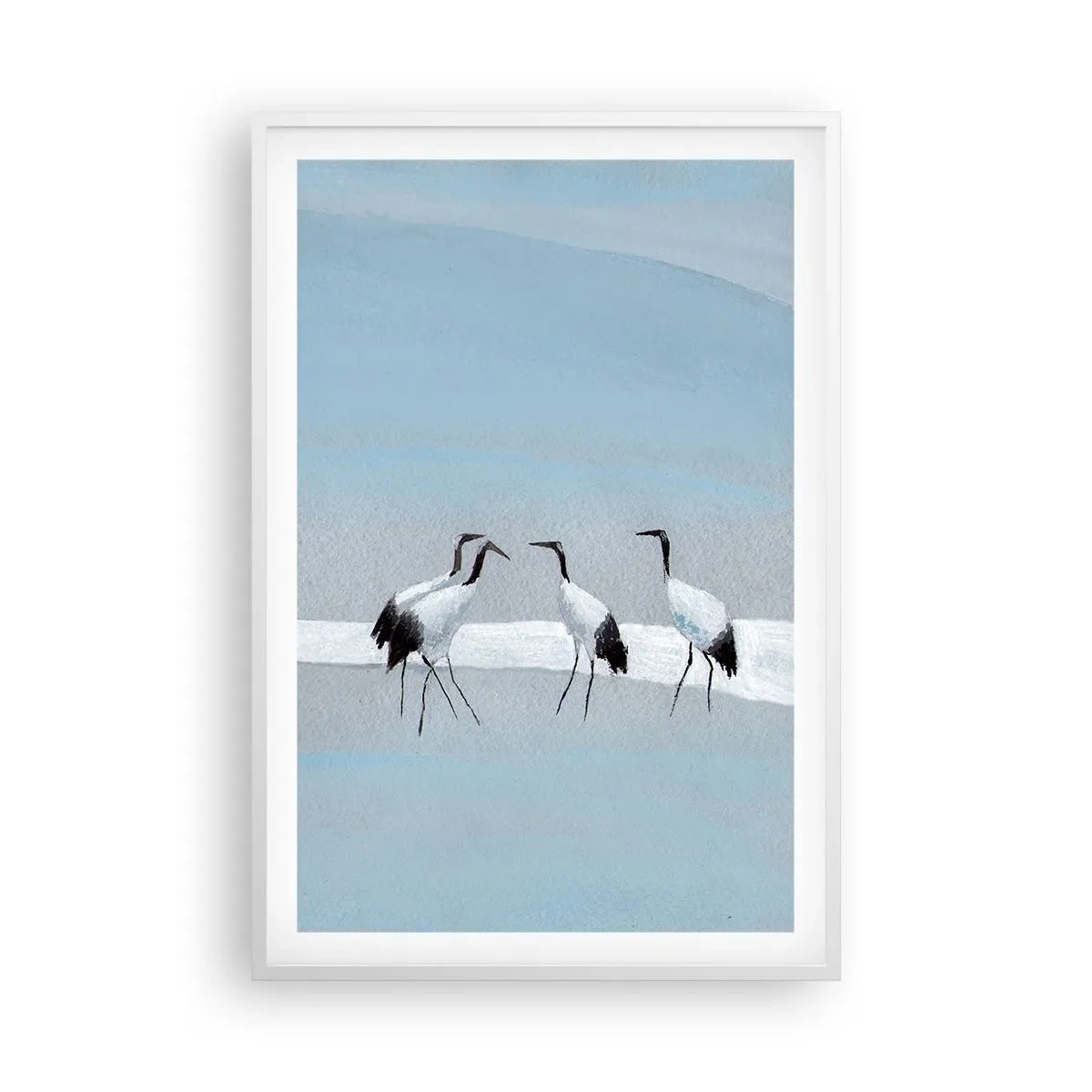 Poster in een witte lijst - Na een warme dag - 61x91 cm