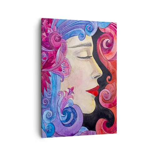 Schilderen op canvas - De Art Nouveau leeft nog - 50x70 cm