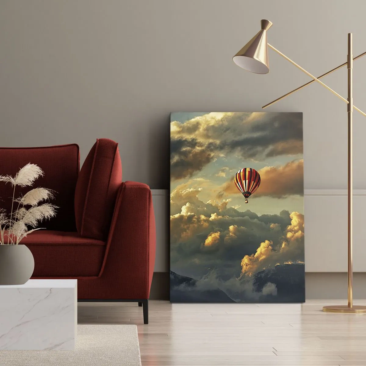 Schilderen op canvas - Ik vlieg omdat ik dat wil - 50x70 cm