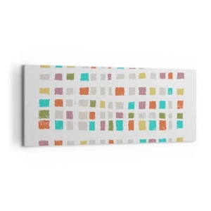Schilderen op canvas - Onbekend spel - 120x50 cm