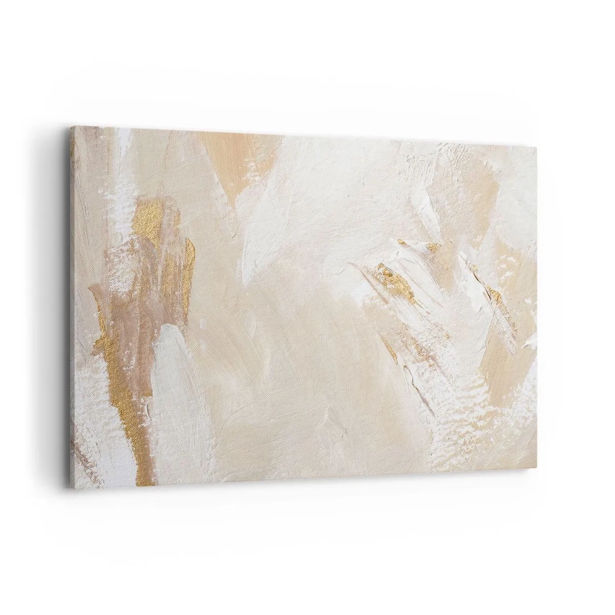 Schilderen op canvas - Pastelkleurige compositie - 120x80 cm