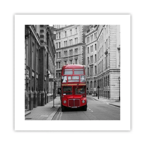 Poster - Het dagelijkse leven hoeft niet grijs te zijn - 40x40 cm