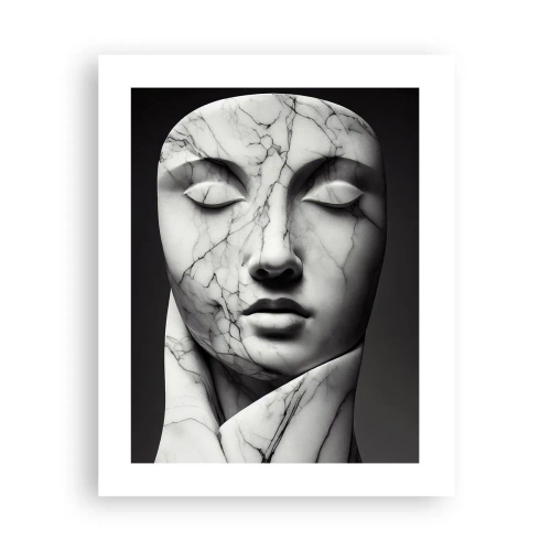 Poster - Marmeren vormen - 40x50 cm