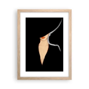 Een poster in een licht eiken lijst - Elegantie en stijl - 30x40 cm
