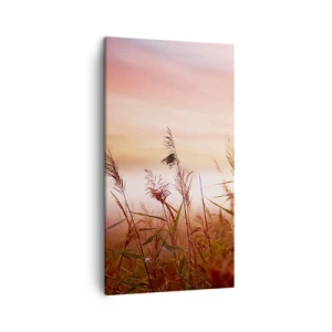 Schilderen op canvas - Vliegers, paardebloemen, wind - 45x80 cm