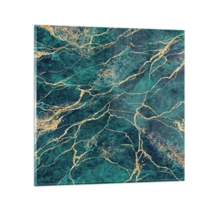 Schilderen op glas - Goudmijn - 50x50 cm