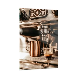 Schilderen op glas - Koffie gloed - 50x70 cm