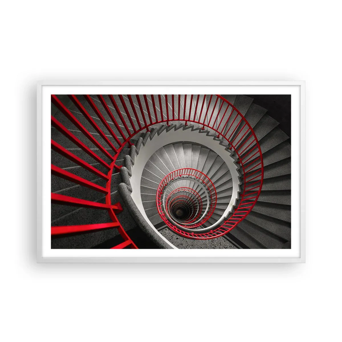 Poster in een witte lijst - Architectuur plezier - 91x61 cm