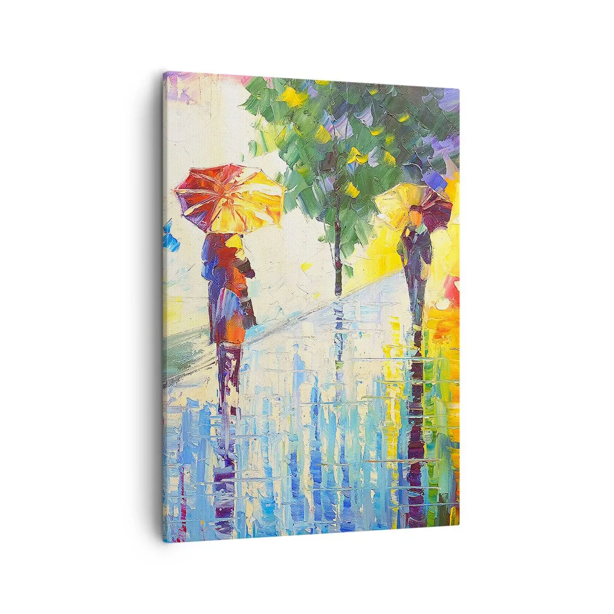 Schilderen op canvas - Nu is het helemaal duidelijk - 50x70 cm
