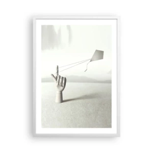 Poster in een witte lijst - Krachttest - 50x70 cm