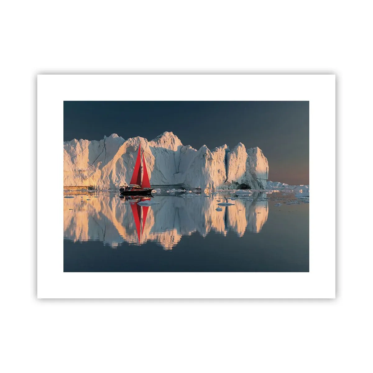 Poster - Aan de rand van de wereld - 40x30 cm