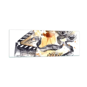 Schilderen op glas - In het land van dromen - 90x30 cm