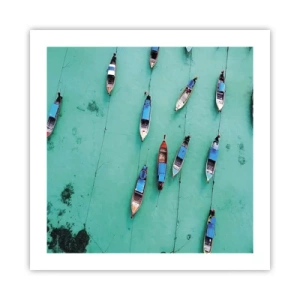 Poster - In blijde verwachting - 50x50 cm