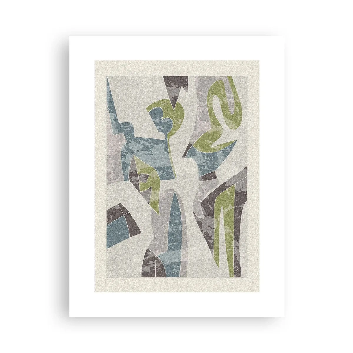 Poster - Compositie achter het glas - 30x40 cm