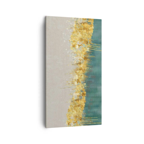 Schilderen op canvas - De gouden rand - 45x80 cm