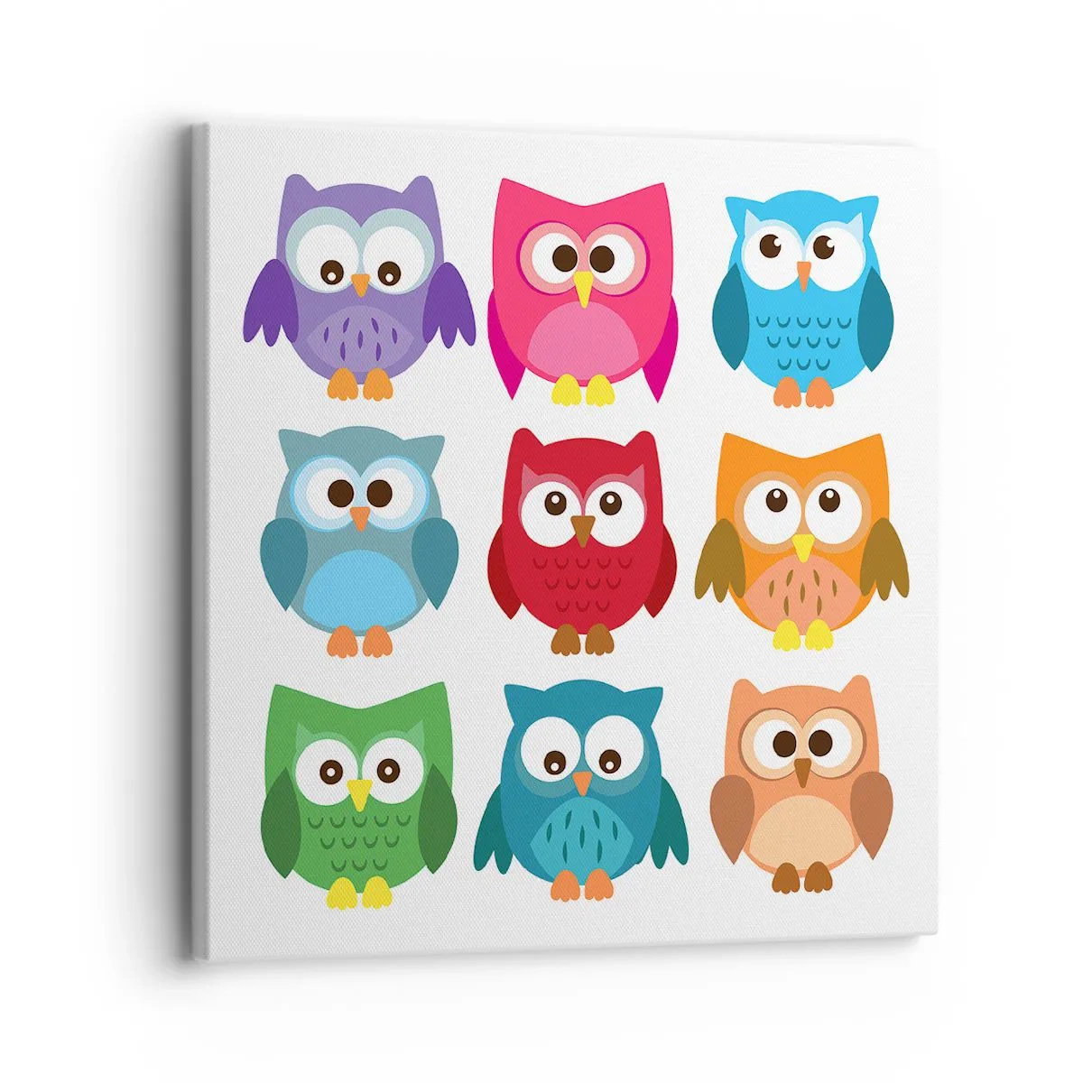 Schilderen op canvas - Anders zjn kan grappig zijn - 30x30 cm