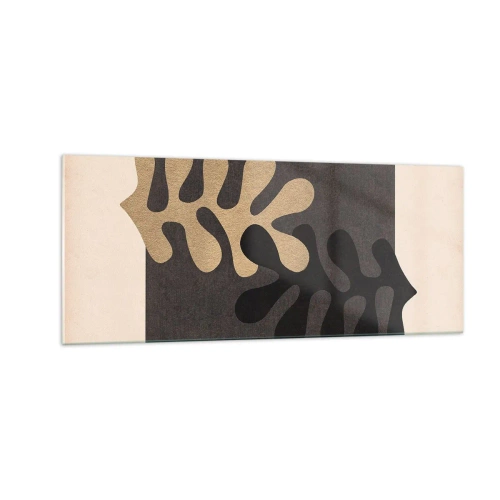 Schilderen op glas - Afwezigheid en complement - 100x40 cm