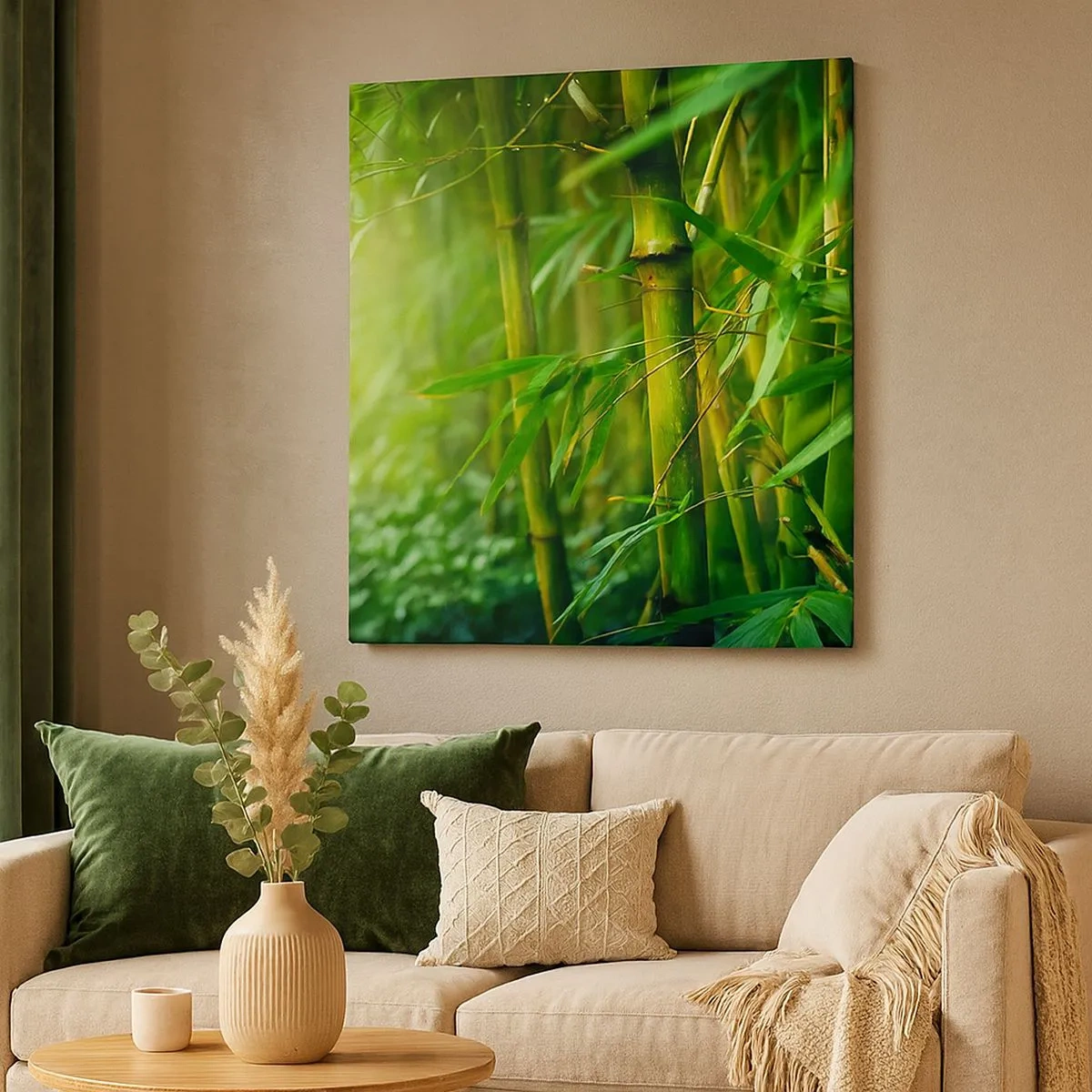 Schilderen op canvas - Maak kennis met groen zelf - 30x30 cm