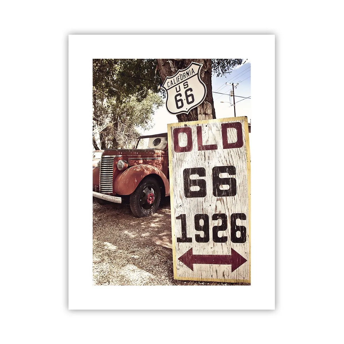 Poster - Een legende van de Amerikaanse provincie - 30x40 cm