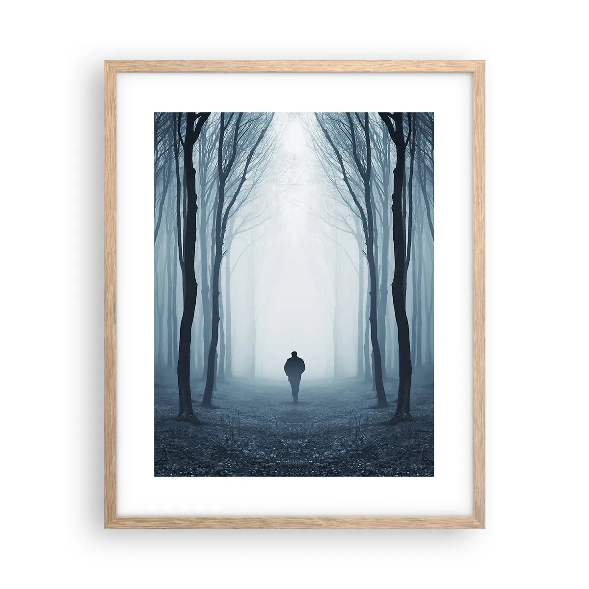 Een poster in een licht eiken lijst - En alles is eenvoudig en duidelijk - 40x50 cm