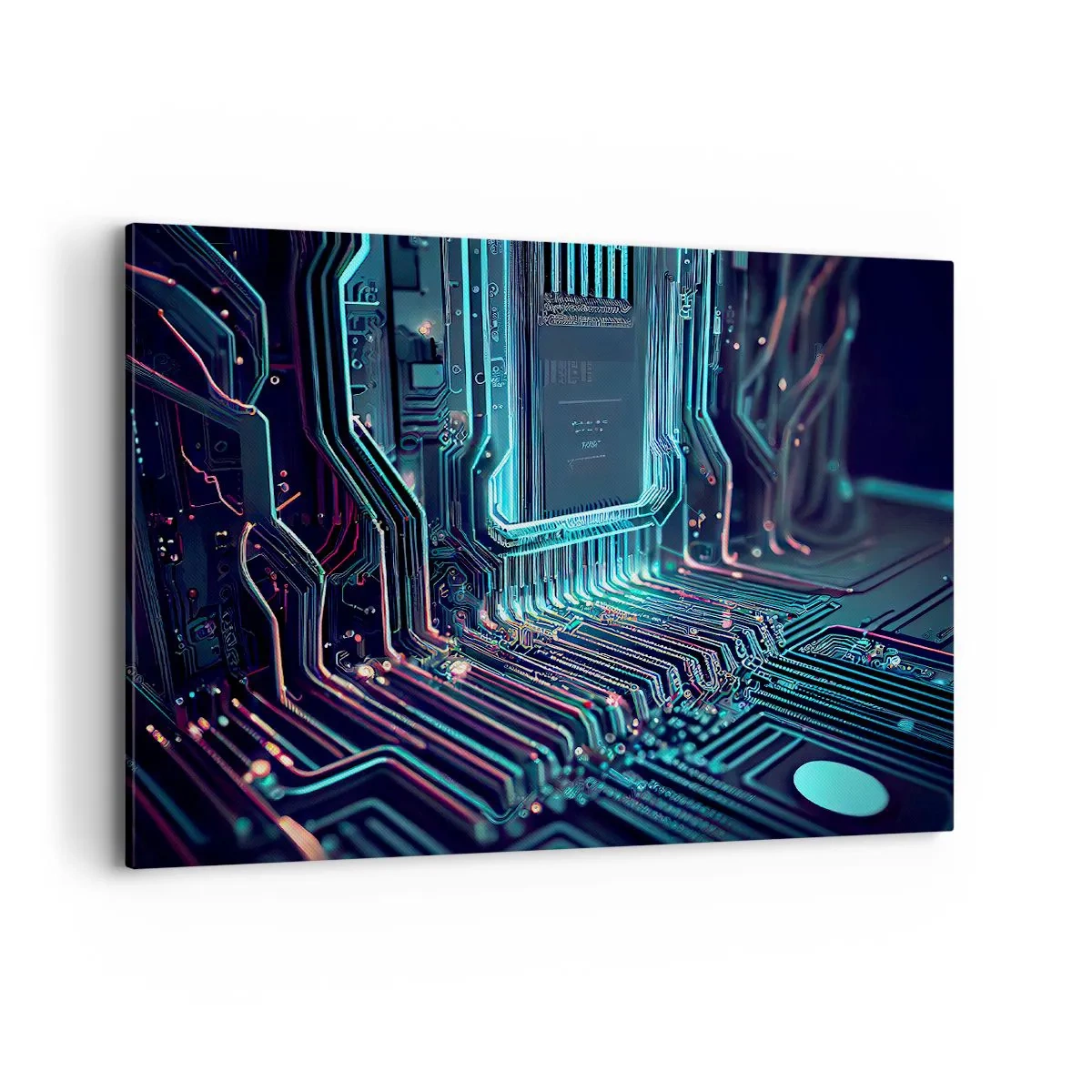Schilderen op canvas - Ik ben aan het denken… - 100x70 cm