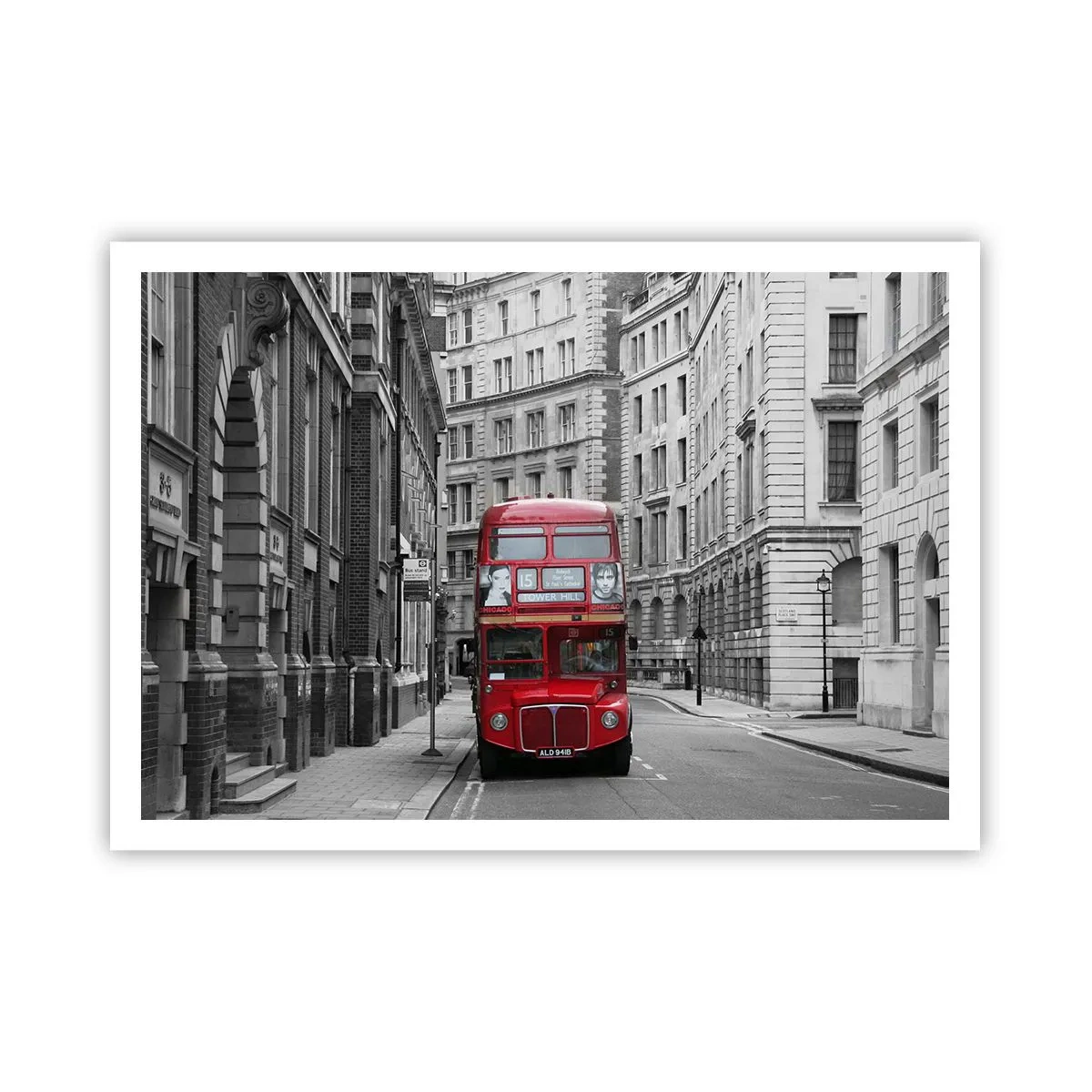 Poster - Het dagelijkse leven hoeft niet grijs te zijn - 100x70 cm