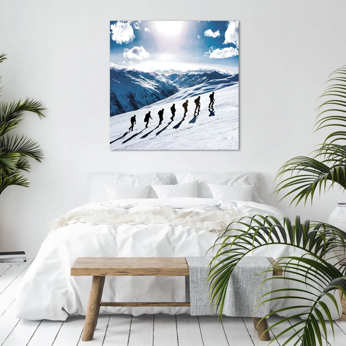 Schilderen op canvas - Het team van de veroveraars - 70x70 cm