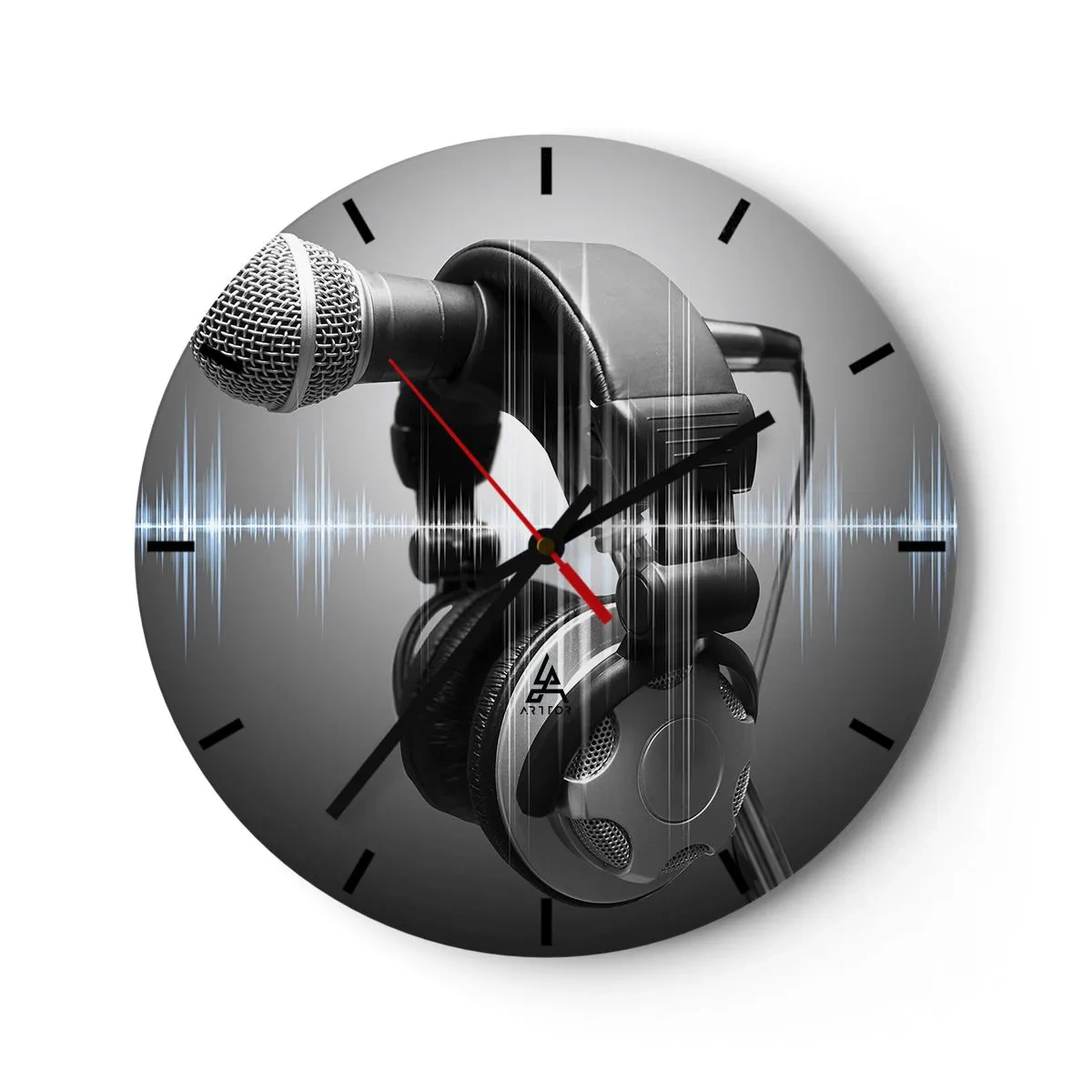 Wandklok - Klok - Je kunt het zingen nog steeds horen - 40x40 cm