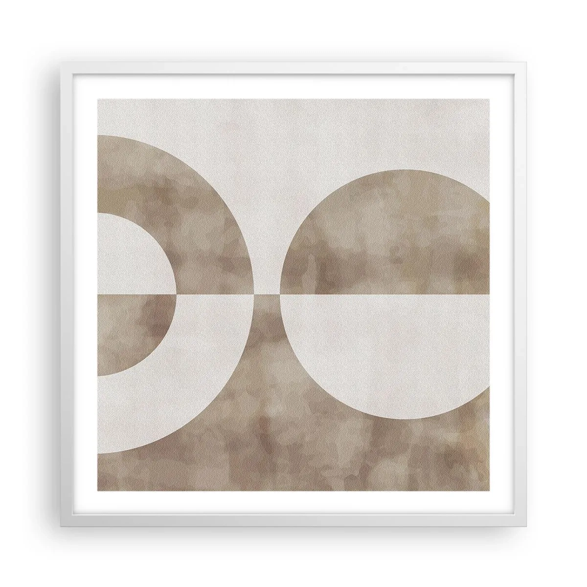 Poster in een witte lijst - Gelijkenissen en verschillen - 60x60 cm