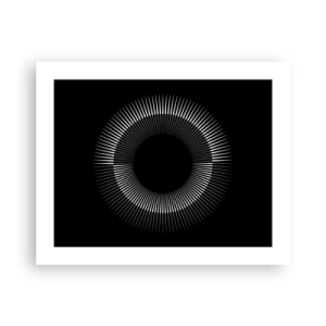 Poster - Zwarte zon - 50x40 cm