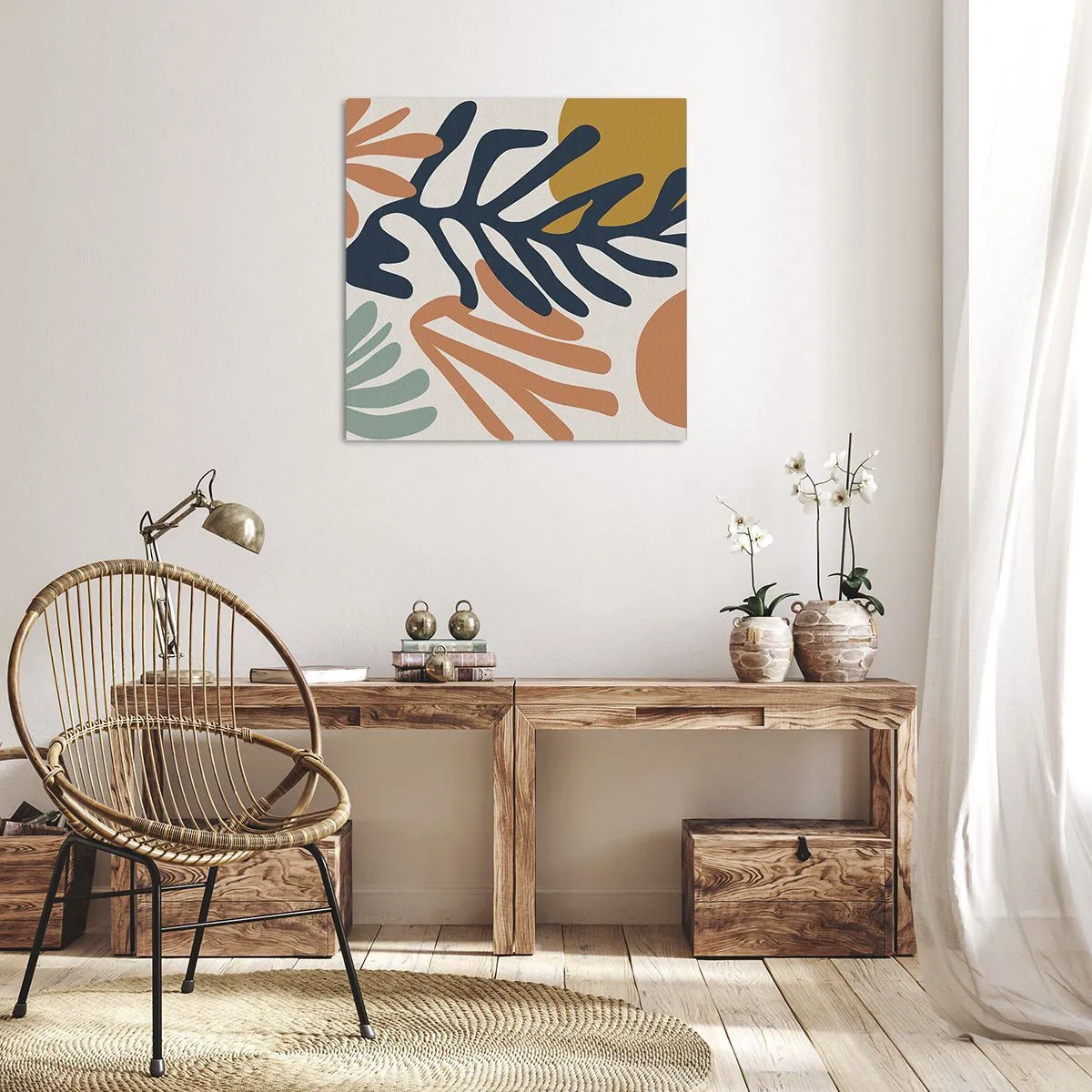 Schilderen op canvas - Koraalzeeën - 30x30 cm