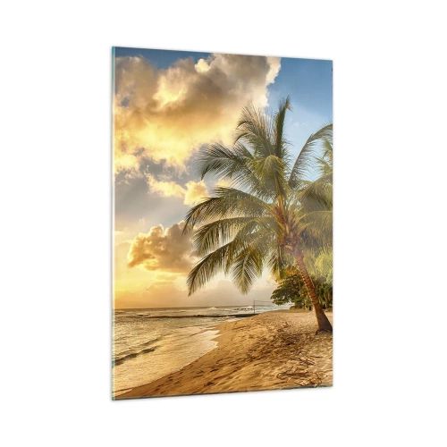 Schilderen op glas - Eeuwige zomer, altijd vakantie - 50x70 cm