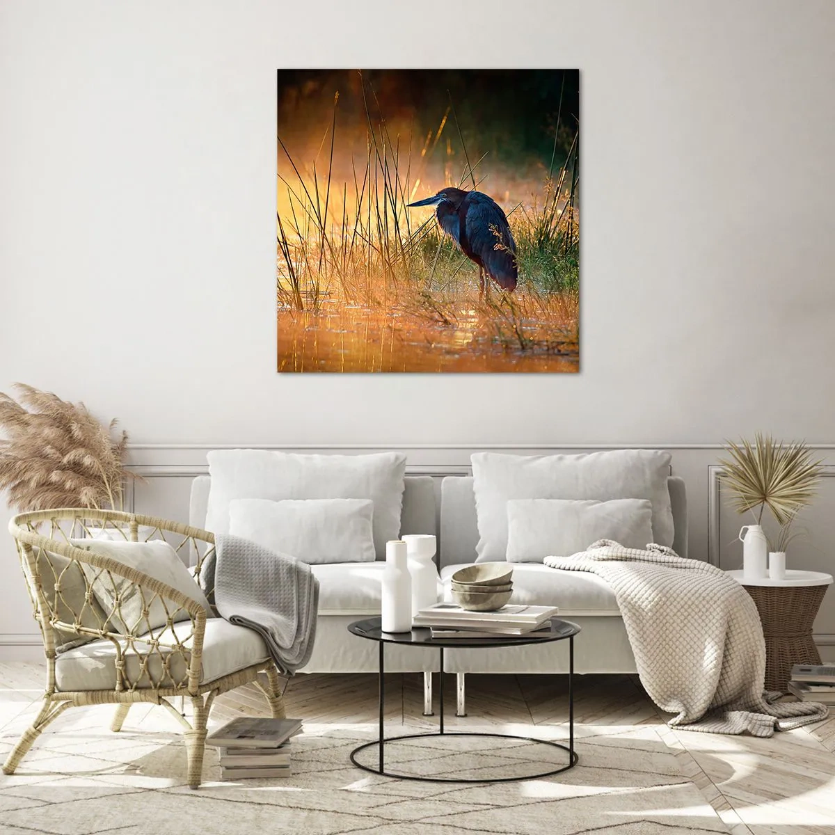 Schilderen op glas - Kom op, geef me een pauze met deze foto's - 70x70 cm