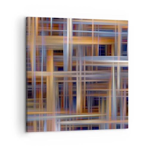 Schilderen op canvas - Geweven van licht - 50x50 cm
