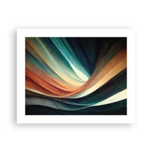 Poster - Geweven uit kleuren - 50x40 cm
