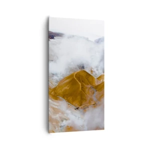 Schilderen op canvas - De rauwe schoonheid van IJsland - 65x120 cm