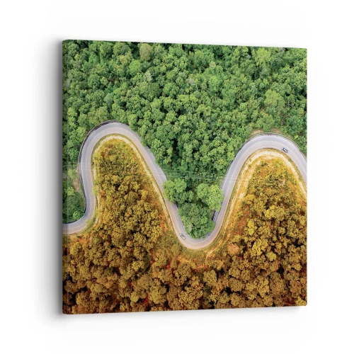 Schilderen op canvas - Grenzen en doorbraken - 30x30 cm