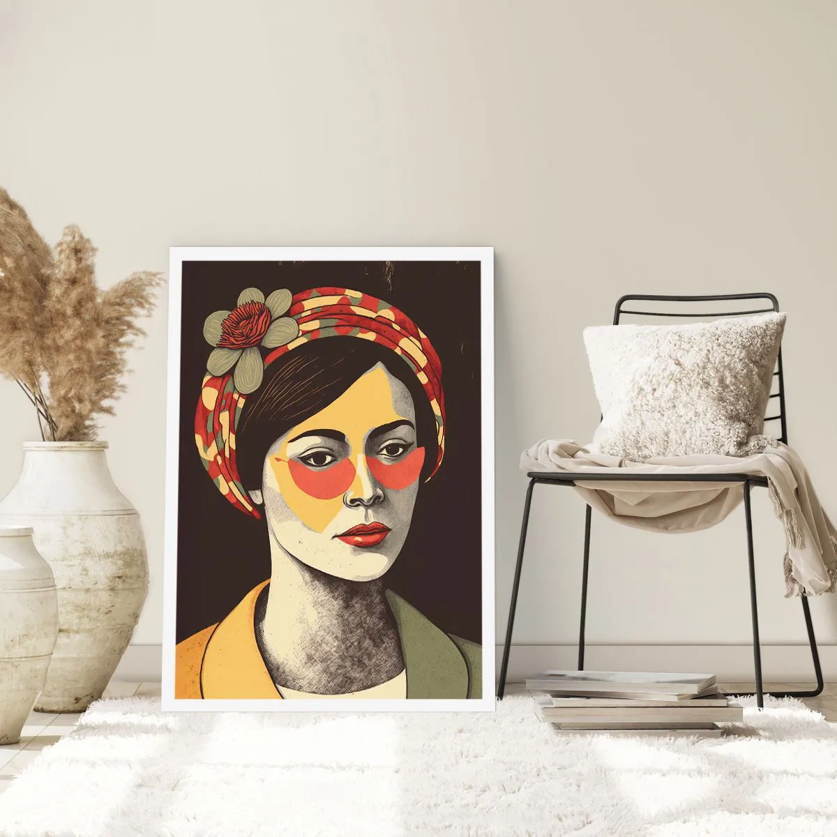Poster - Koraal Dame - 70x100 cm