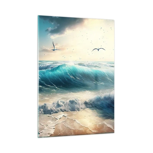 Schilderen op glas - Ritselt alleen voor jou - 50x70 cm