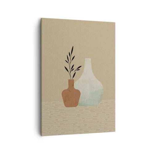 Schilderen op canvas - De vaas en zijn idee - 50x70 cm