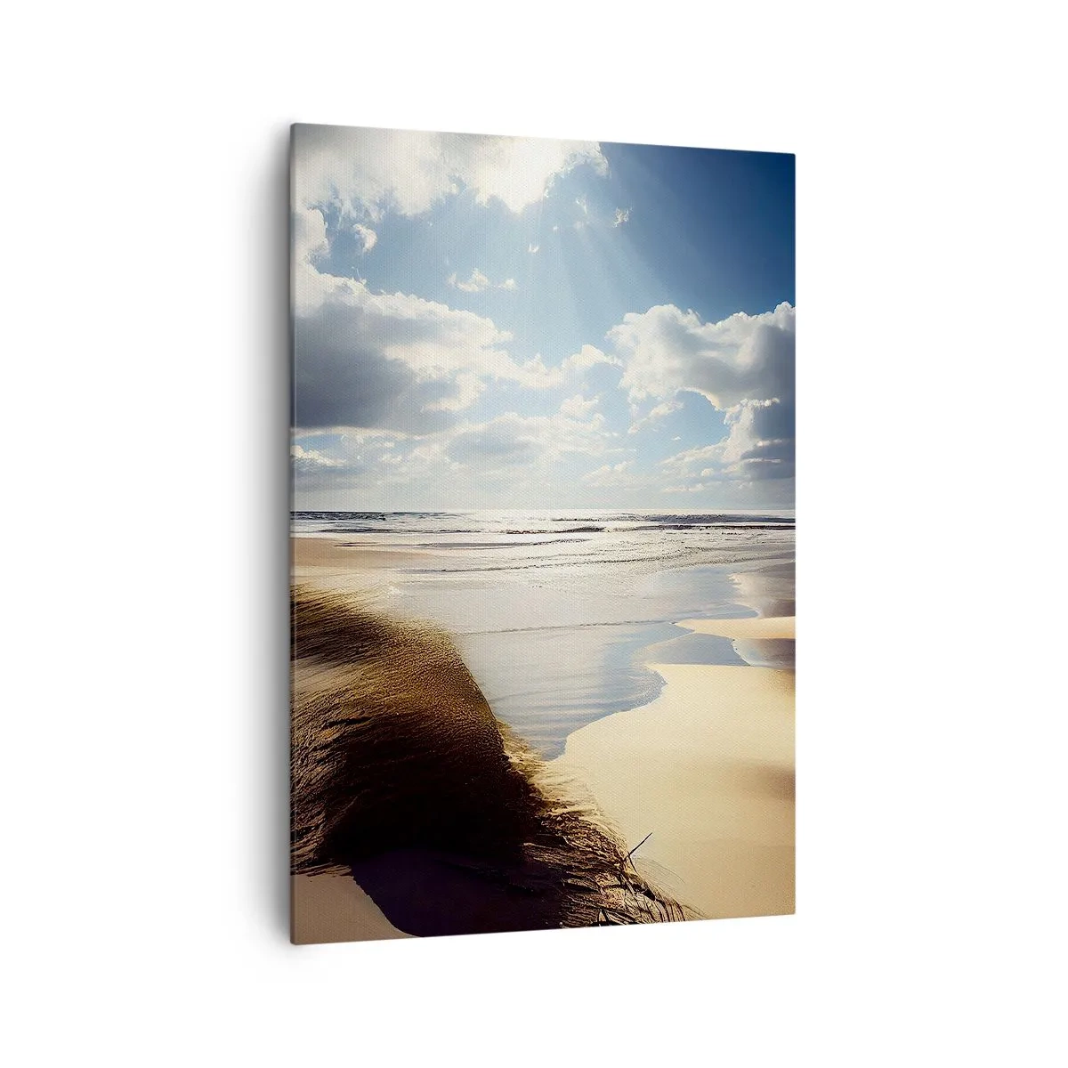 Schilderen op canvas - Strand, wild strand - 70x100 cm