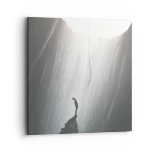 Schilderen op canvas - Er is altijd een uitweg - 30x30 cm