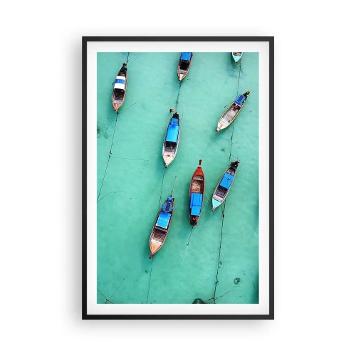 Poster in een zwarte lijst - In blijde verwachting - 61x91 cm
